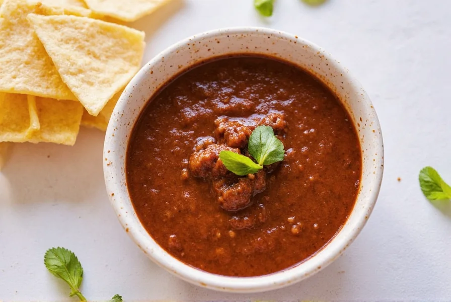 Various mole sauces in small bowls