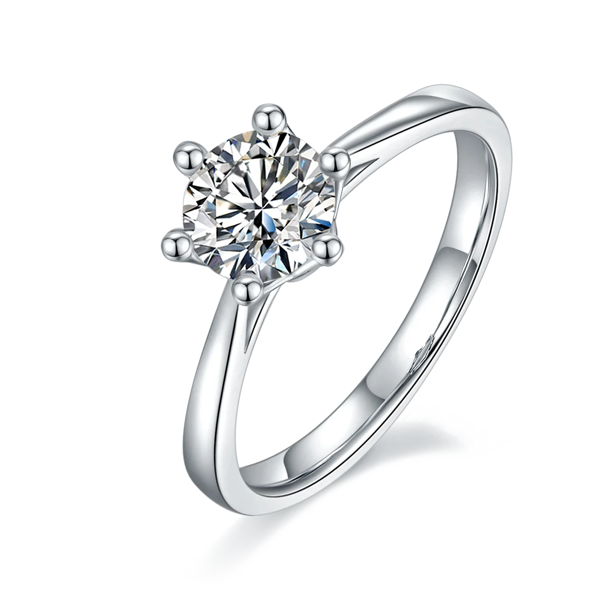 

Trending Moissanite 925 Silver Eternity Ring For Girlfriend Women Wedding Ring