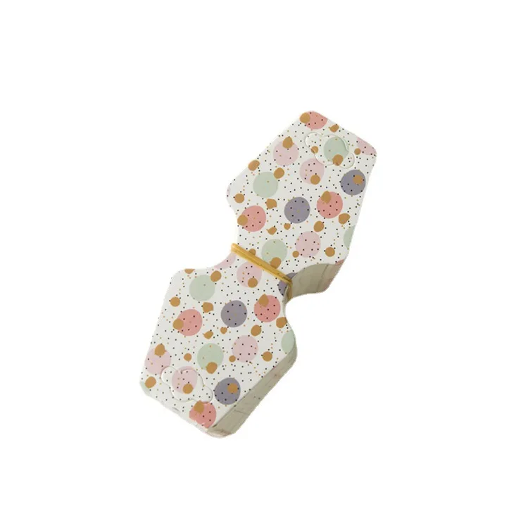 

FSC Certificate customized bracelet folding jewelry tag earring label necklace swing hang tag