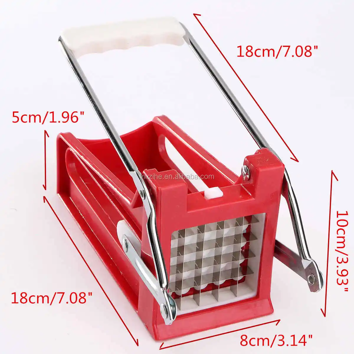Stainless Steel Potato Chips Strip Slicer French Fries Cutter