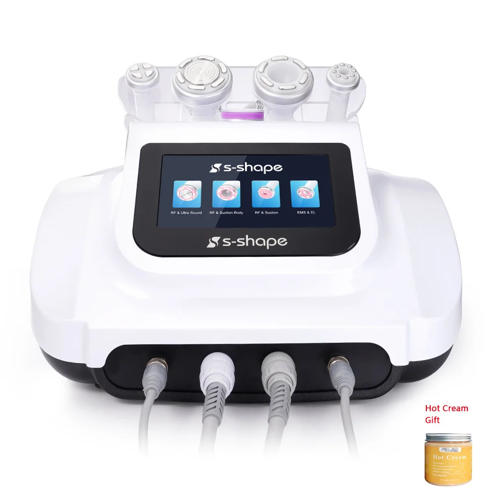 

2021 New Arrival S-SHAPE Ultrasound Cavitation Weight Loss RF EMS Electroporation Suction Body Slim Beauty Machine