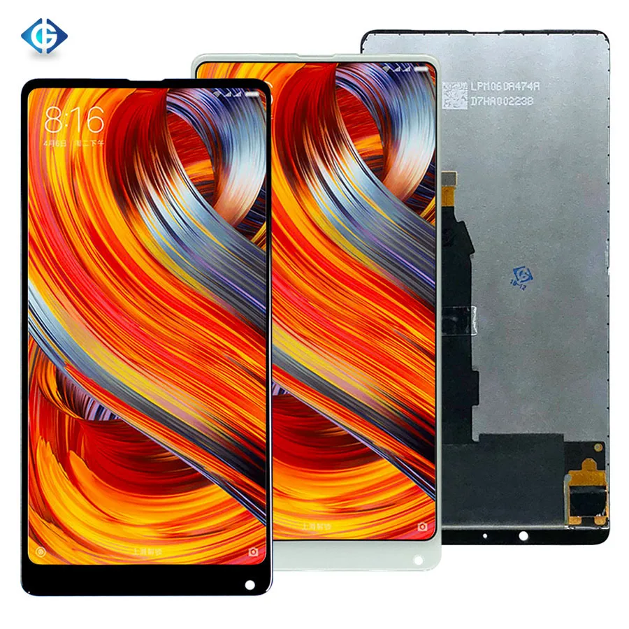 

for Xiaomi Mix 2 Screen Mi Mix 2 LCD Touch Screen Digitizer Assembly for Xiaomi Mi Mix 2 Display Combo, Black