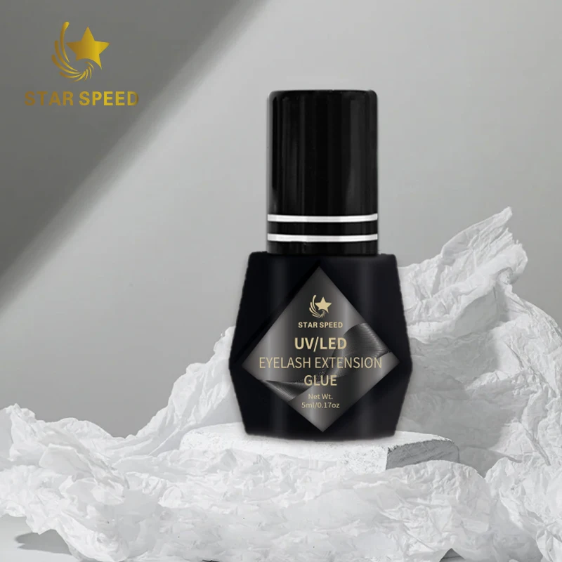

Private Label Custom Latex Free Waterproof Eyelash Extensions Glue Adhesive Clear Black Eye Uv Lash Glue
