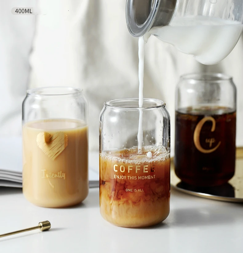 

Custom logo eco-friendly double wall glass tumbler tea mug coffee glass cups