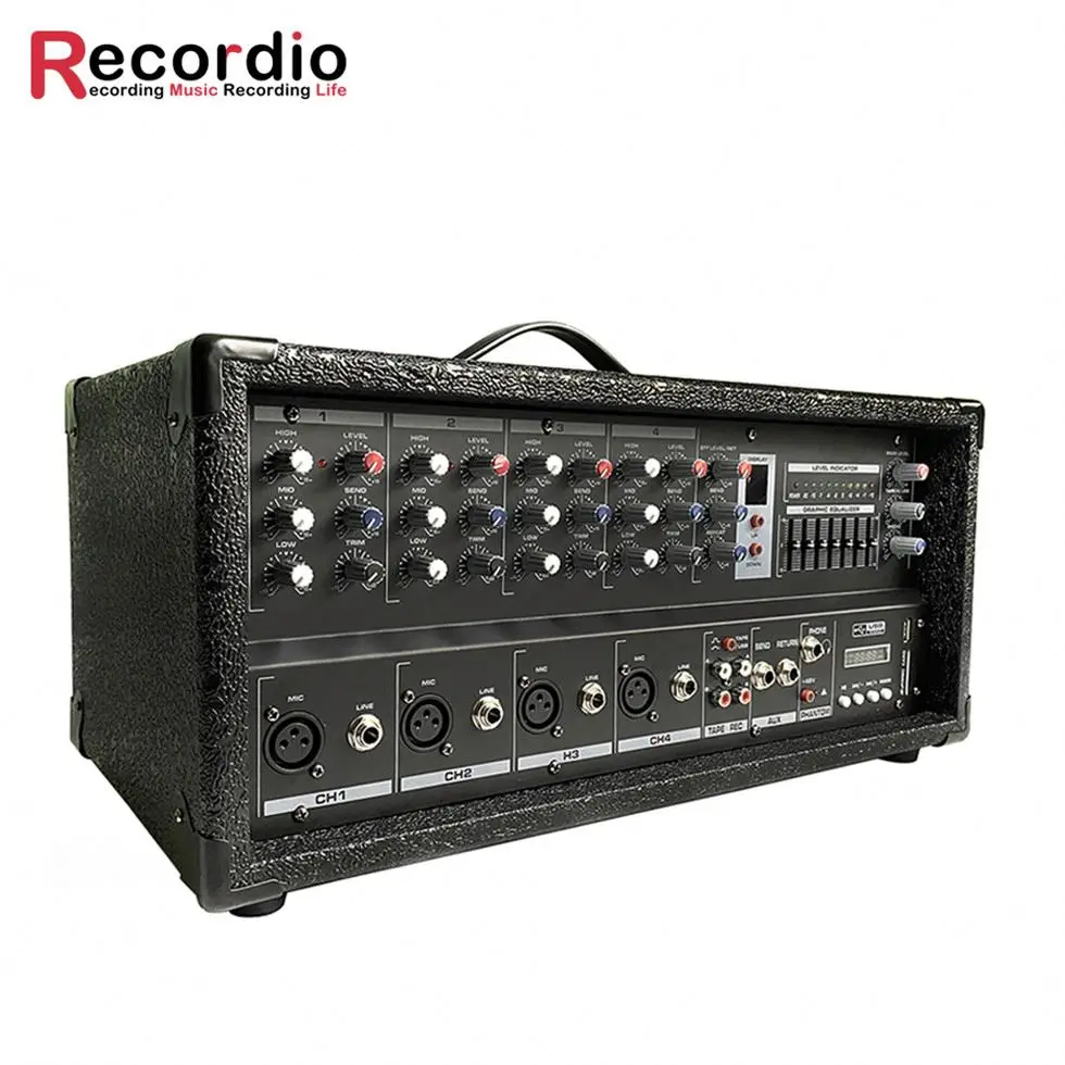 

GAX-EB4 New Product Mixer Console With Amplifier With High Quality