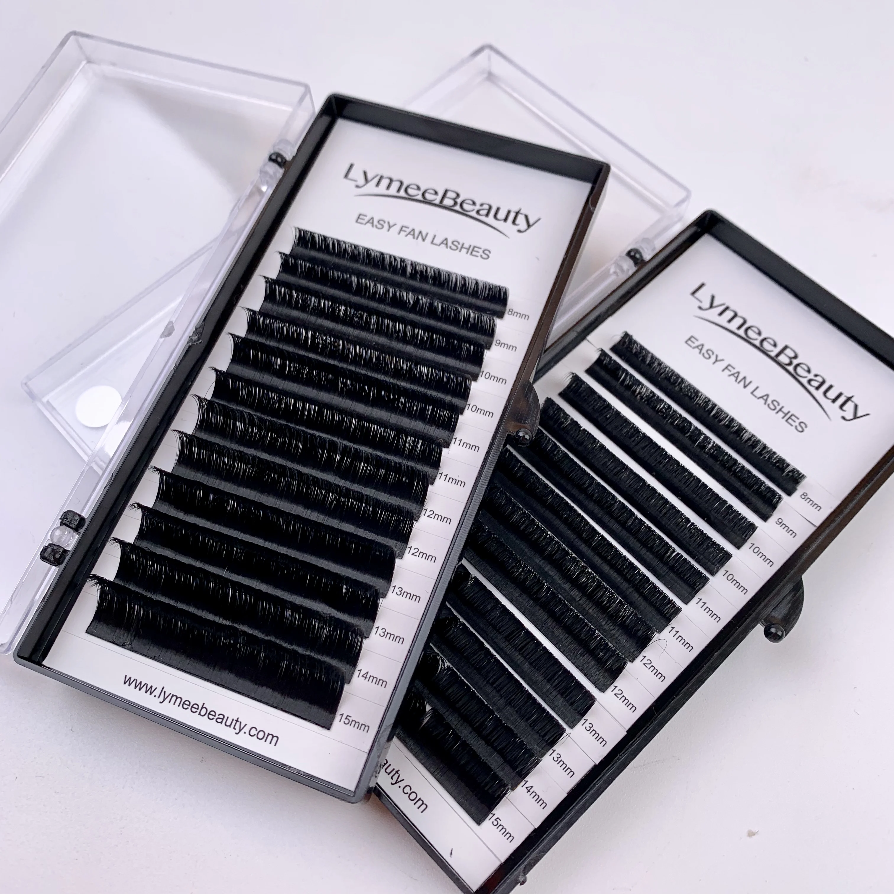 

High Quality Distributor Fast Fan Individual Silk Lashes Rapid Blooming Lash Extensions