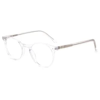 

transparent optical round clear acetate eye glasses frame design