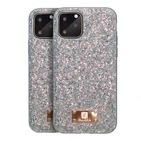 

PULOKA 2019 Leather Luxury Glitter Bling Mobile Phone Case Smart Back Cover for Samsung Iphone XI Apple 11 XS Max