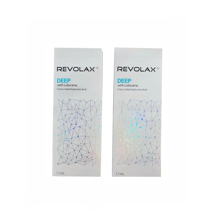 

Revolax HA Dermal Filler Cross Linked Filler Injection, Transparent