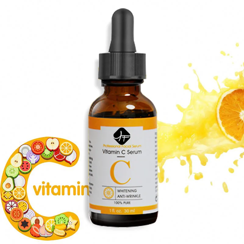 

Wholesale Face Serum Private label Skin Whitening Wrinkle Vitamin C Serum With Hyaluronic Acid