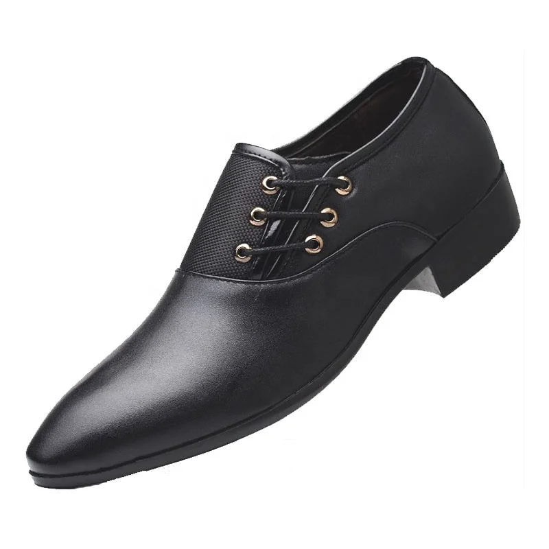

dropship shoes dress OEM shoe for men casual and office black business oxford big size men shoes