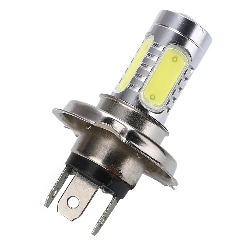 

H4 9003 6000K Motorcycle Headlight Energy Saving Lamp High Power COB LED Bulb White High/Low Beam Lights