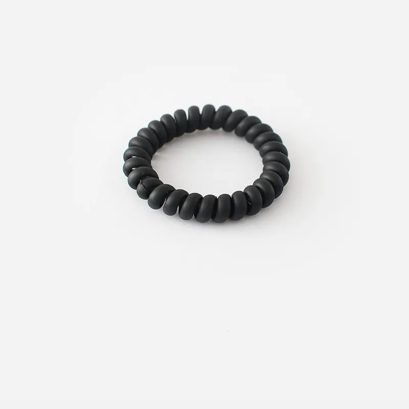 spiral hair tie bracelet