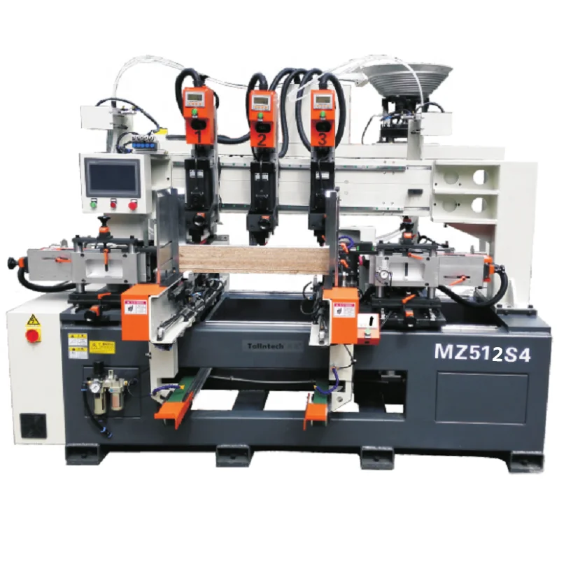 
5 heads boring machine with dowel insertion 