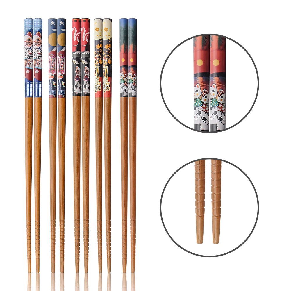 

100% Natrual Wood made Chinese Chopsticks set Korea style wooden chopsticks with gift box package