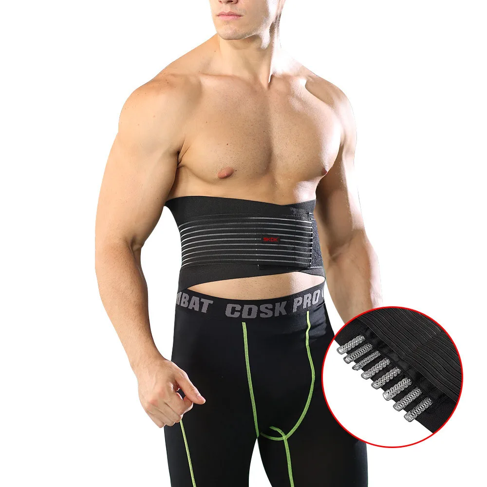 

Professional sports belt 8 protective support bars at the back and waist Fitness squat weightlifting hard pull belt