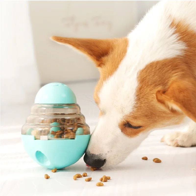 

Hot pet food spiller tumbler slow feeder toy dog spill ball bite resistant puzzle training dog toy ball