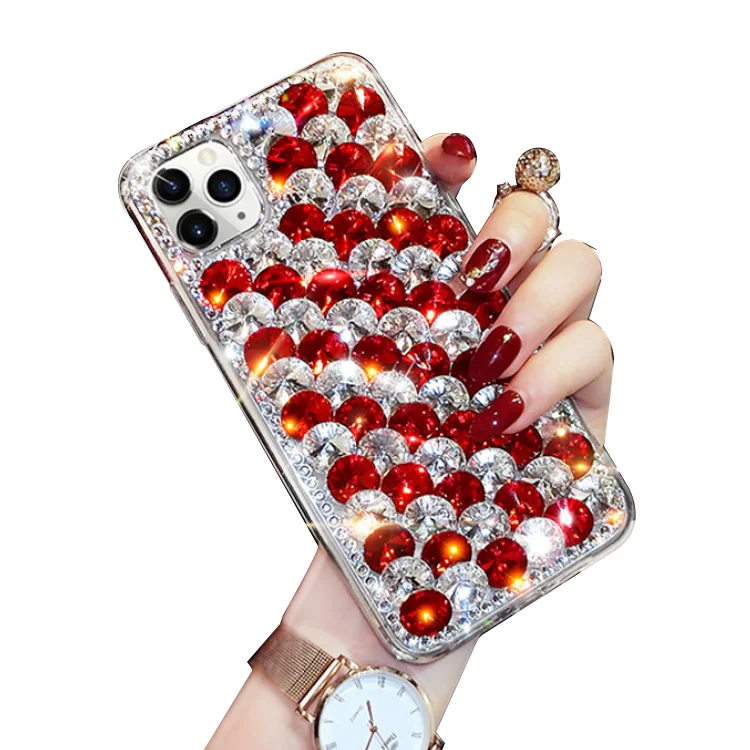 

Bling bling Rhinestone Diamond Sparkling fancy Girl Phone case For iPhone 8plus XSMAX