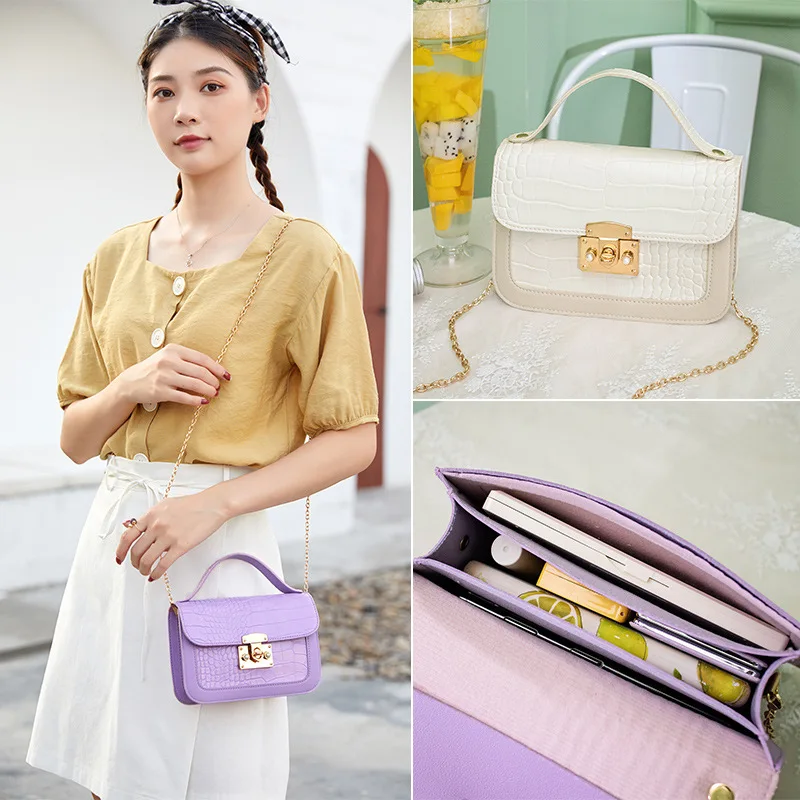 

Mini Handbags Fashionable Crossbody Small Bags Women Square Hand Bags Ladies Purse, As picture
