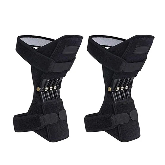 

Power lift Knee Booster Knee Brace Lift Joint Support Knee Pads Spring Brace Rebound Booster for Mountaineering Deep Care