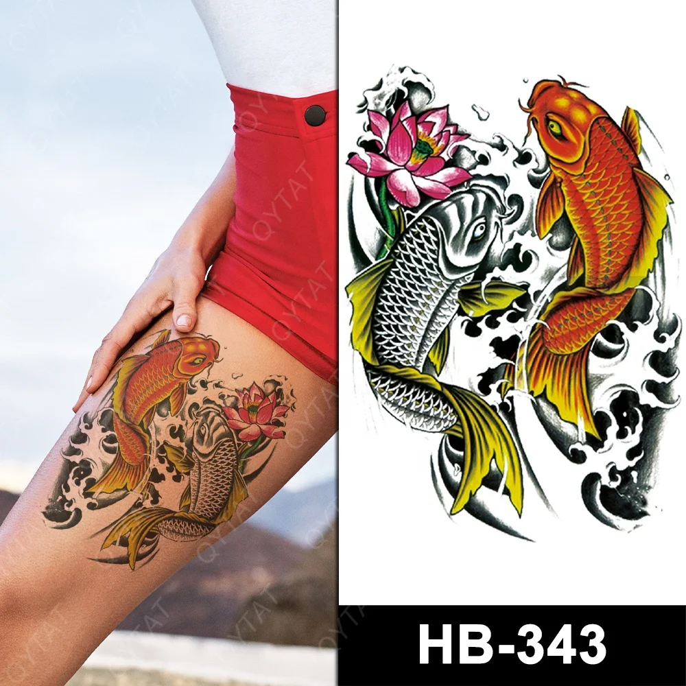 

Adult Body Arm Koi Fish Tattoos