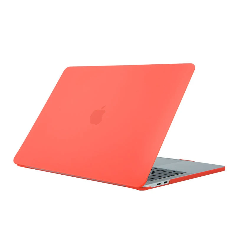 

2021 Frosted matte translucent case For MacBook 13 Pro Eco-friendly hard PC plastic cover case for macbook pro case 13 inch, Gray/red/yellow/blue, etc