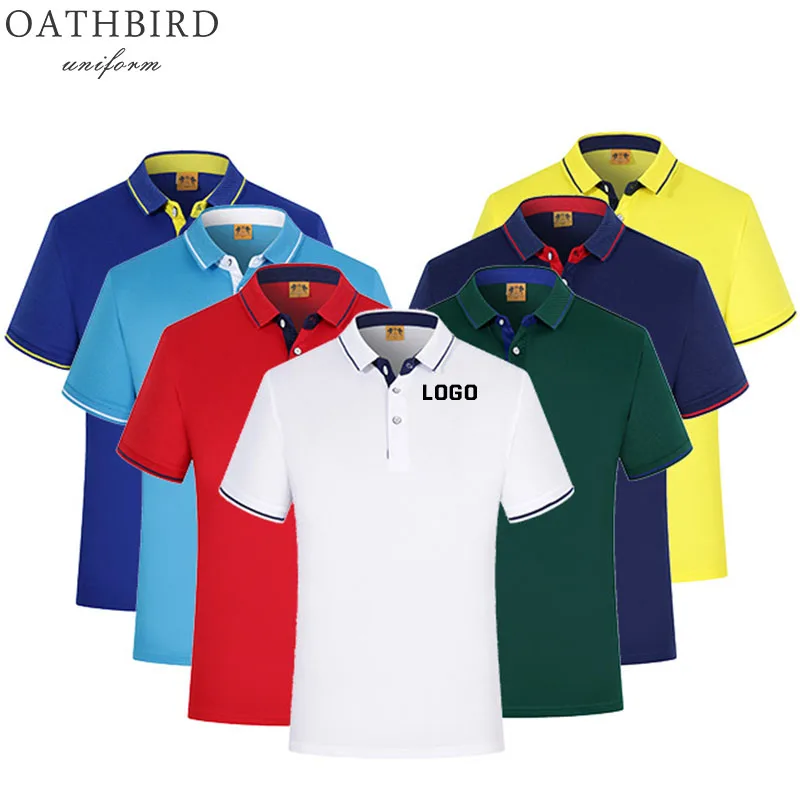

free design logo printing embroidery pique uniform custom polo shirt