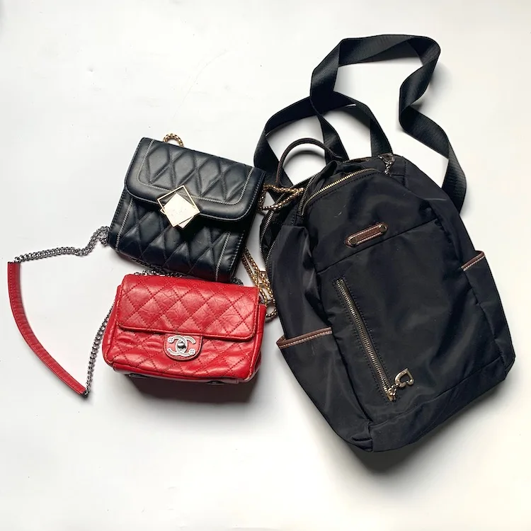 

Big quantity fashion style used second hand handbags wholesale, Mixed