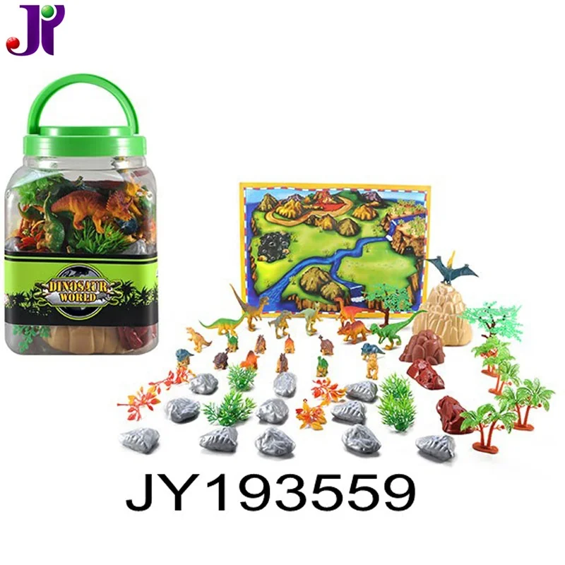 
Dinosaur Figure World 50 Piece Dinosaur Toys with Play Mat for Kids 
