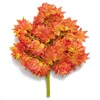 Simulation plant wholesale Small artificial red maple tree branches and leaves