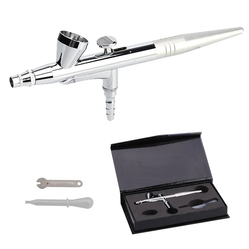 

Professional 0.4mm Airbrush Nozzle & Needle Single Action Gravity Feed Airbrush Spray Painting Gun, 3 colors