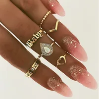 

Fashion italian gold rings set for women Wholesale N910176