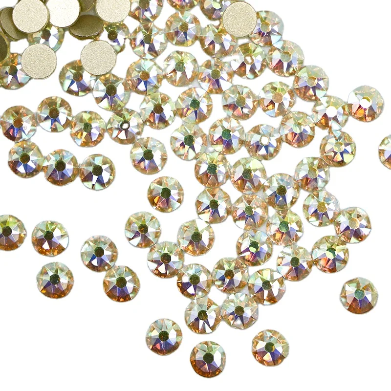 

Paso Sico 8 Big 8 Small Cristal Nail Accessories Rhinestones Flat Back