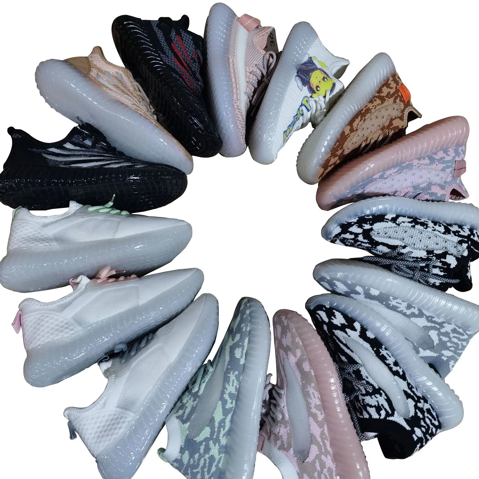 

Mix style breathable Women sneaker casual running sport shoes, Mix color