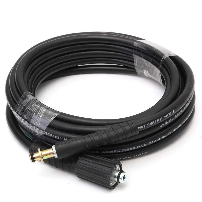 50' Hybrid Pvc Industrial Wash Down Hose To Pressure Washer Screen