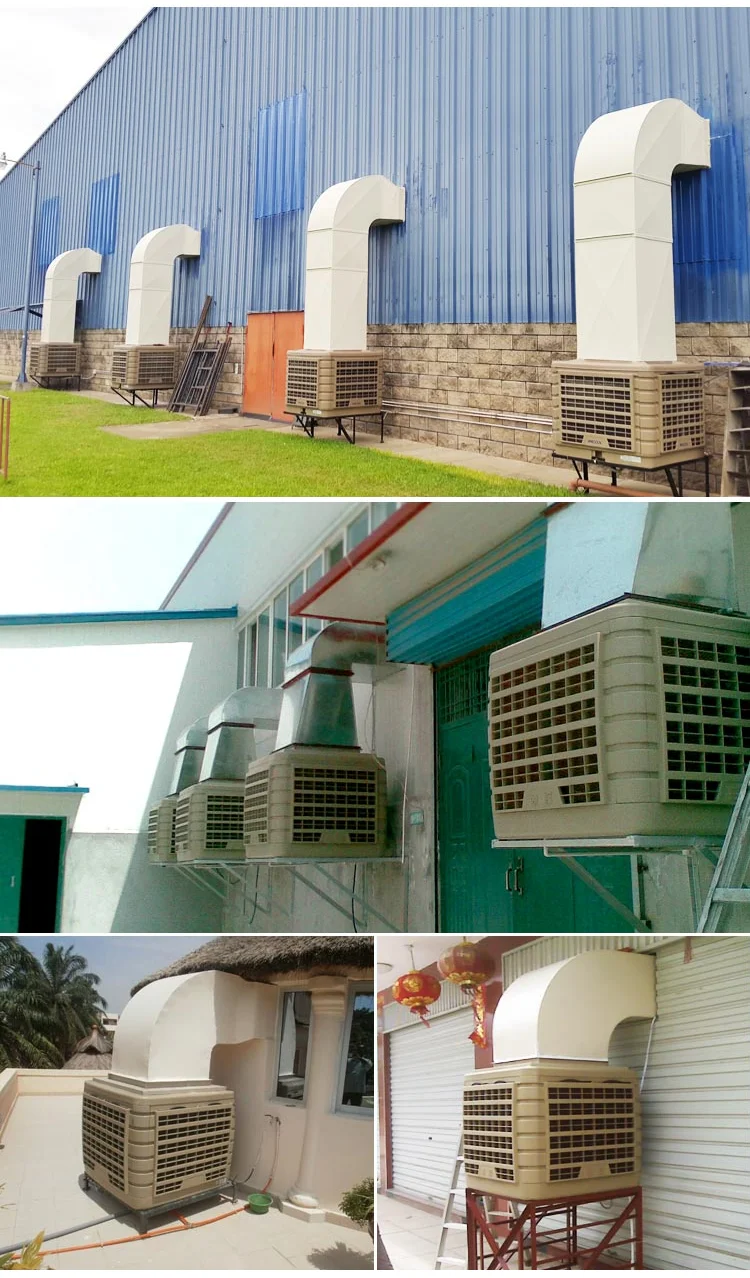 Jhcool Competitive Duct Desert Cooling Fan 30000cmh Wall Mounted