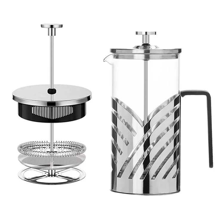 

Coffee Bottle Stainless Steel B016 1000ml Large French Press Coffee Maker