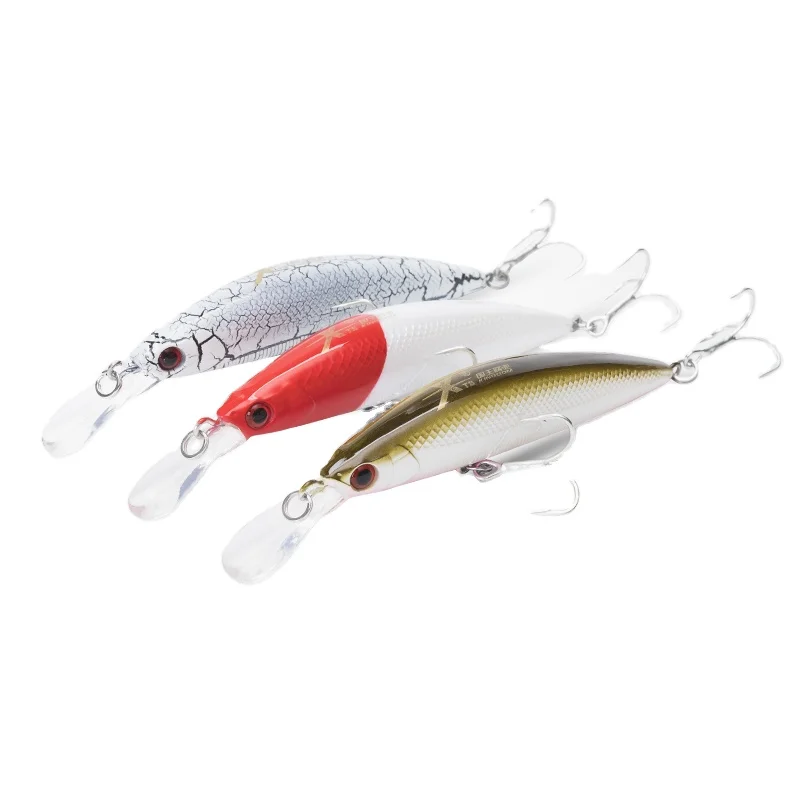 

3529 Sea Fishing Lures 11g 26g JERKBAIT Hard Lure Sinking and Suspend Wobblers Minnow Fishing Bait, 5colors