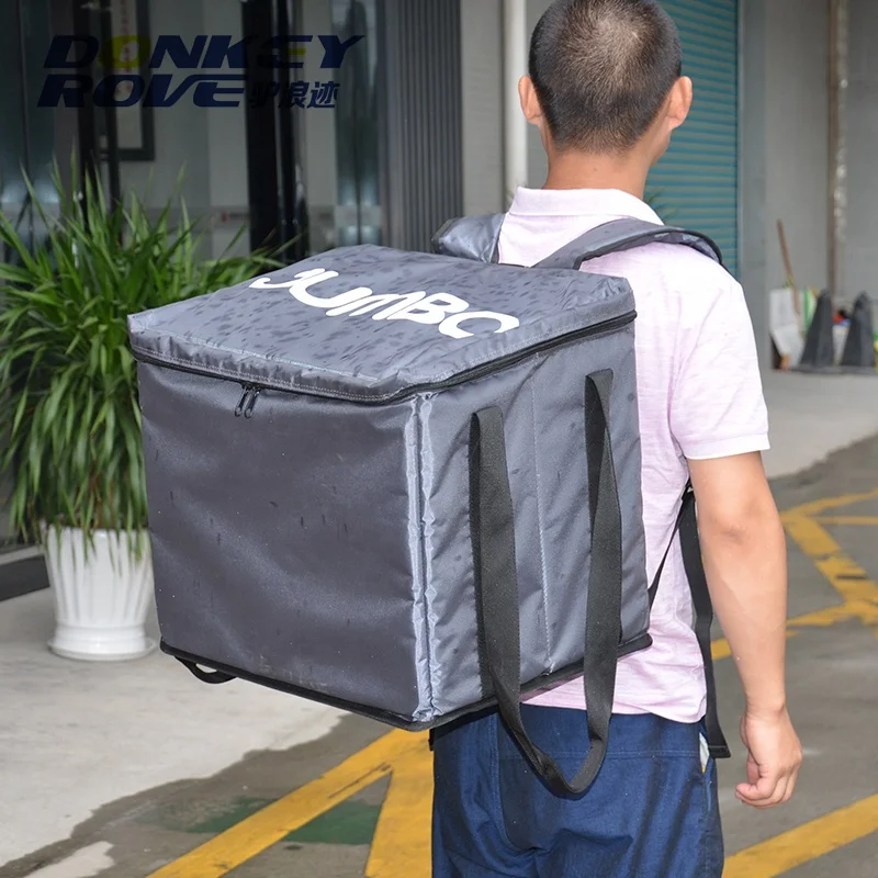 

Custom waterproof fold thermal cooler bike food delivery backpack for bicycle