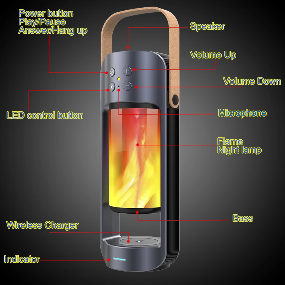 home tws speakers wireless Built-in microphone handfree - ANKUX.COM