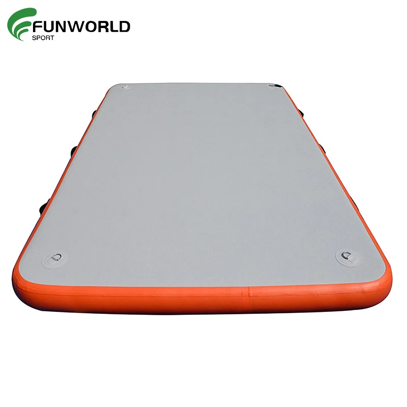

Top Quality 20CM Thick Drop Stitch Floating Inflatable Docks Leisure Inflatable Dock Floats, Blue, yellow or customized