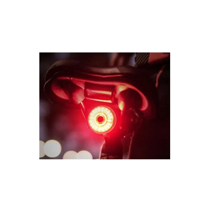 

USB rechargeable safty red smart led bicycle signal light