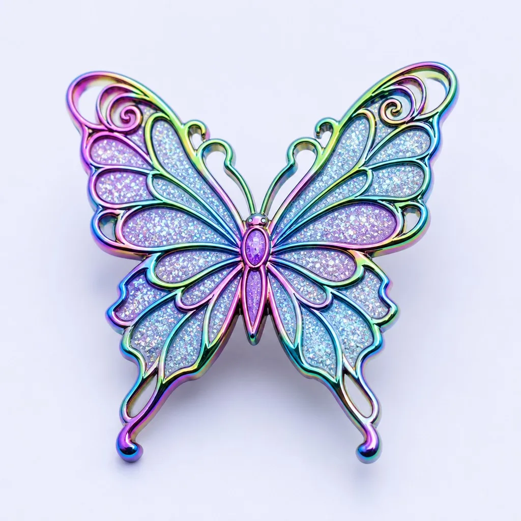 Aurora Cutout Butterfly Pin