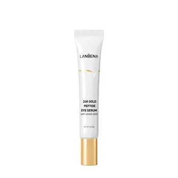 

LANBENA fade eye wrinkle and eye bags skin brighter moisturizing 24k gold peptide eye serum