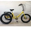 Factory directly sale 24"x4.0 fat tire peddle tricycle with rear basket (TF-TRIKE003)