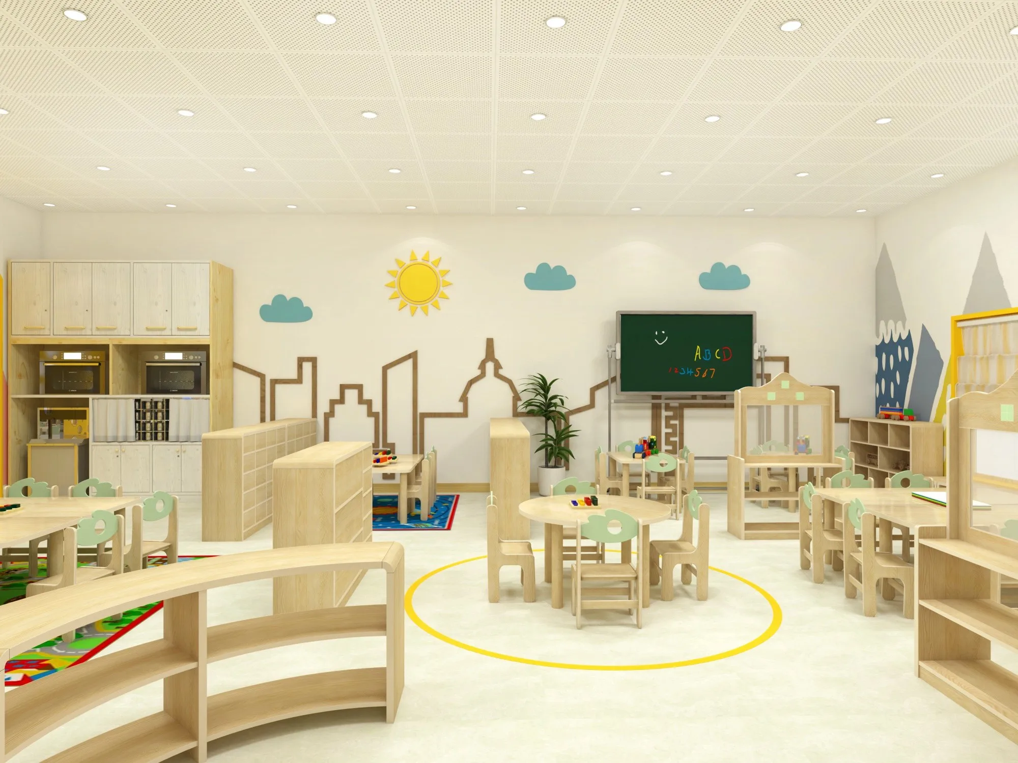 Used Kindergarten Furniture Daycare Centre Furniture For Children