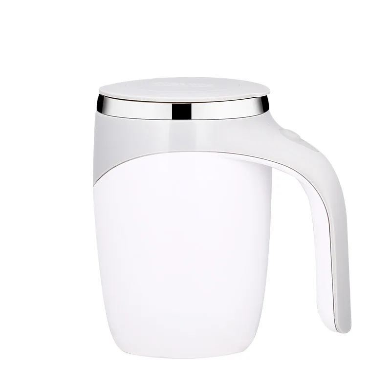 

WHY201 304 Stainless Steel Stirring Mug Coffee Mixing Cup Self-Stirring Whirlpool Mug Electric Milk Cup Full Automatic Blender, 2colors