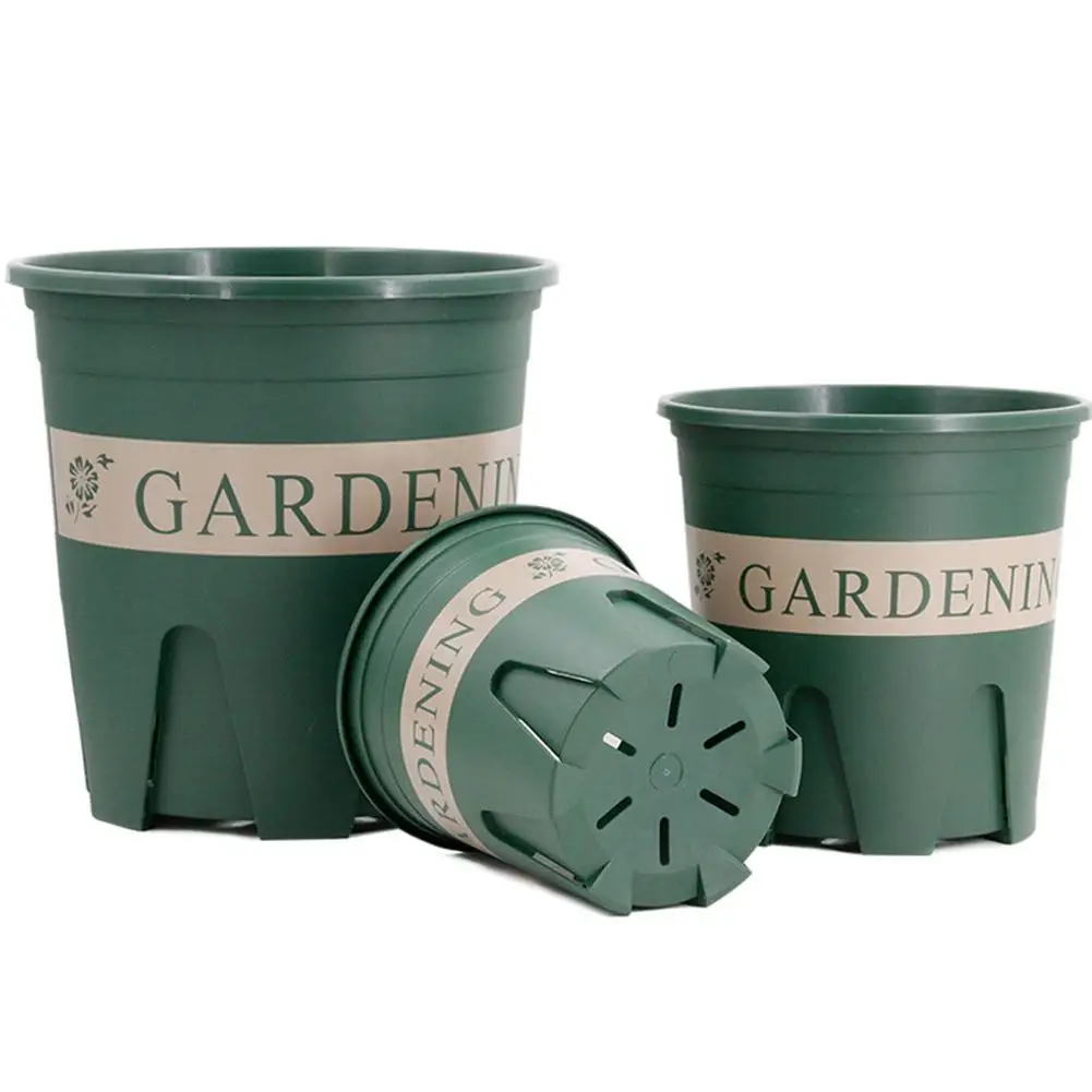 

Flower Pot Garden Supplies Nordic Green Root Plastic Flower Pot Rose Gallon Lotus Planting Basin Caliber Garden Decoration