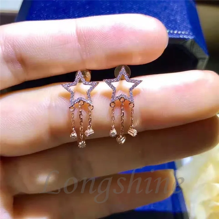 Unique Custom Jewelry Natural Diamond 18K Solid Gold Flower Earring Clip