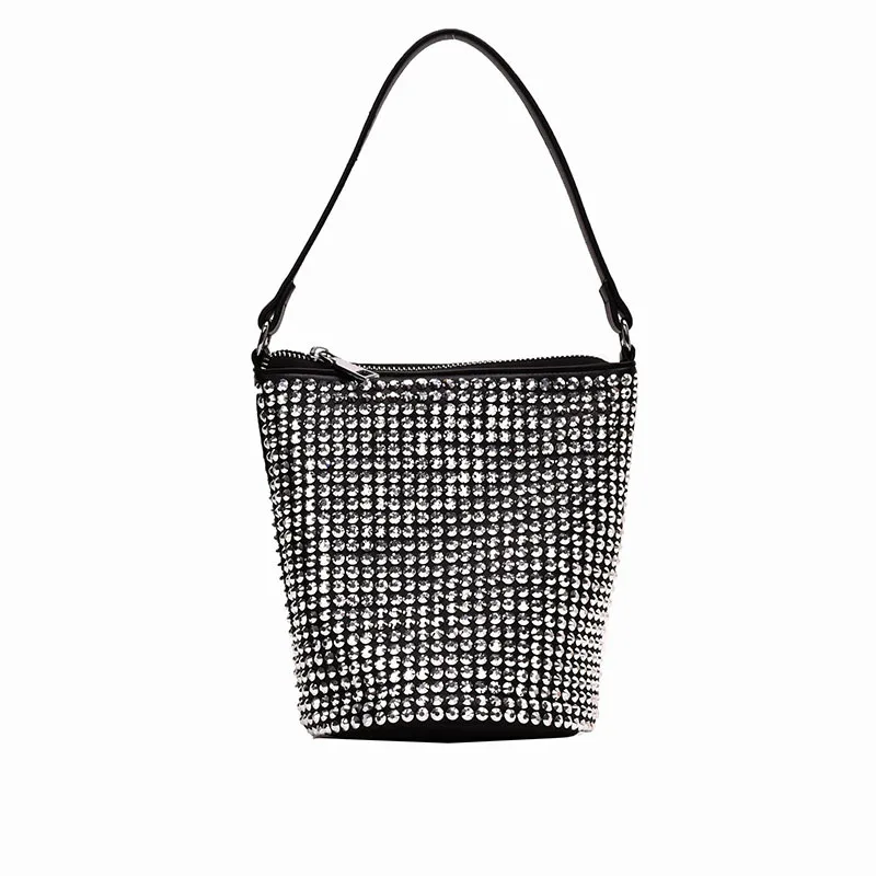 

2021 New One Shoulder Armpit Bag Bright Diamond Bags Are Popular for Women Elegant Crossbody Bag for Ladies
